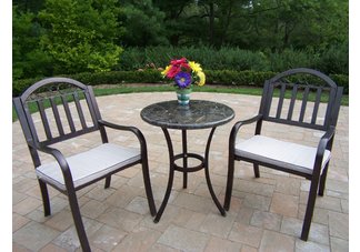 Rochester 3pc Bistro Set Coffee