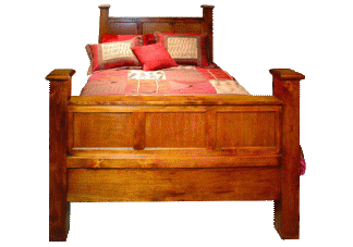 Queen Shaker Alder Panel Bed