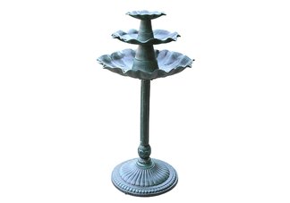3 Tier Verdigris Lotus Fountain