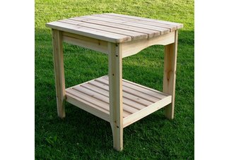 Natural Scroll Adirondack Table