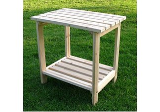 Classic Natural Adirondack Table