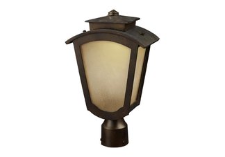 Porter 1-Light Outdoor Title 24 Compliant Led Post Mount Only In Hazelnut Bronze