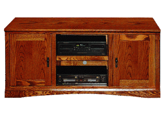 Mission Oak TV Console 53w x 24h x 21d