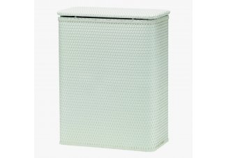 Chelsea Collection Decorator Color Wicker HamperWhite