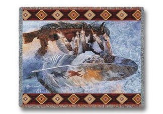 Horsefeathers Throw