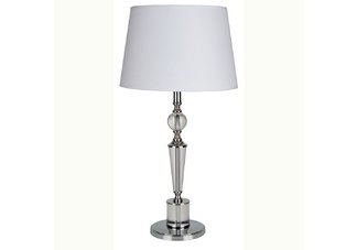 Solid Crystal Table Lamp - Clear