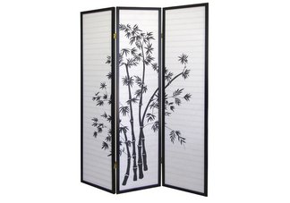 3-Panel Room Divider - Bamboo