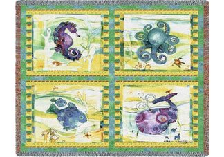 Playful Sea Throw