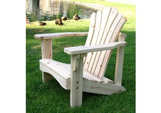 Kids Sanibel Natural Adirondack Chair