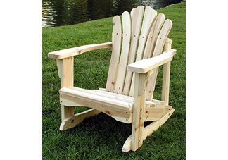 Kids Sanibel Natural Adirondack Rocker