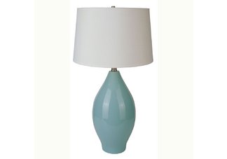 Ceramic Table Lamp - Sky Blue