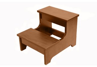 Basix Step Stool 14x18x14 (Dark Cherry)