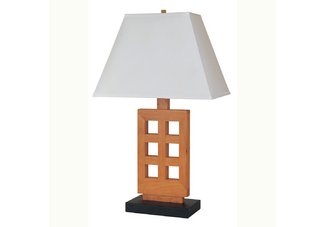 Wooden Table Lamp - Oak
