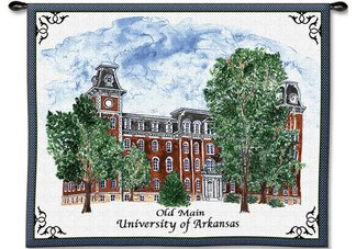 Univ of Arkansas Old Main Wall Hanging
