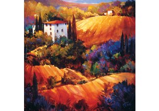 Evening Glow Tuscany