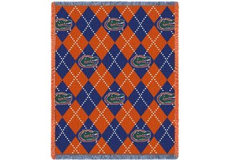 Univ of Florida Plaid Throw