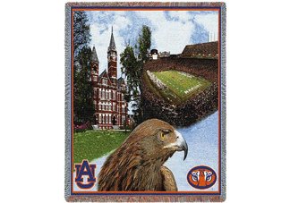 Auburn Univ Eagle Collage Throw