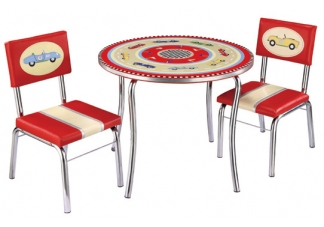 Retro Racers Table & Chairs Set