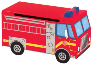 Fire Truck Toy Box