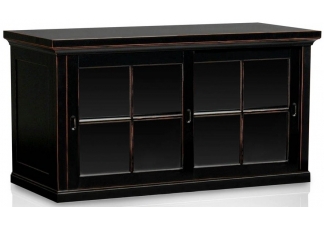 Library Credenza with Glass Doors