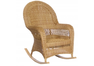 Lucaya Wicker High Back Rocker