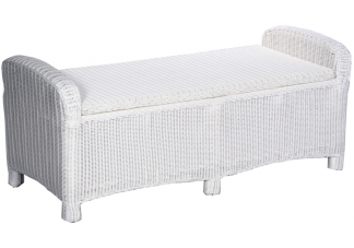 Wicker Storage Bench
