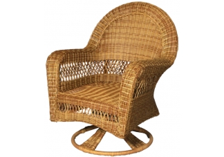 Lucaya Wicker Swivel Tilt Dining Chair