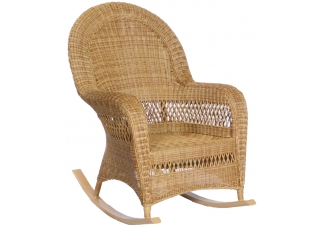 Lucaya Wicker High Back Rocker