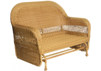 Lucaya Wicker Double Glider