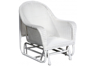 Bermuda Wicker Single Glider
