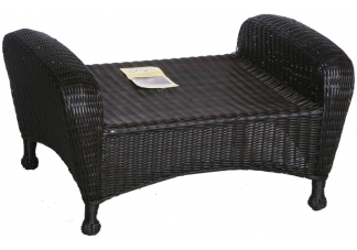 Bermuda Wicker Ottoman