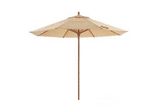 Octagonal Oak Umbrella