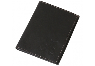 University of Alabama Black Leather Hipster Wallet