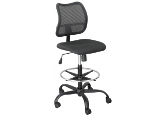 Black Vue Extended-Height Mesh Chair