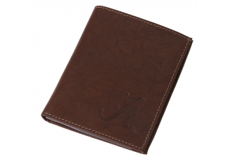 Alabama Brown Leather Hipster Wallet