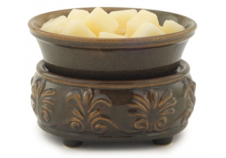 Ceramic Warmer & Dish- Forest Floor