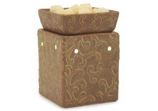 Square Fragrance Warmer- Tuscan Brown