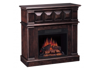Cappuccino Wall Mantel Electric Fireplace
