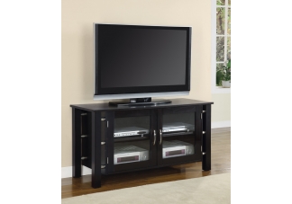 Black Contemporary Media Console