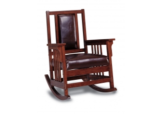 Mission Style Wood Rocker