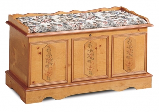 Pine Cedar Chest with Padded Seat