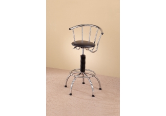 Adjustable Chrome Plated Bar Stool