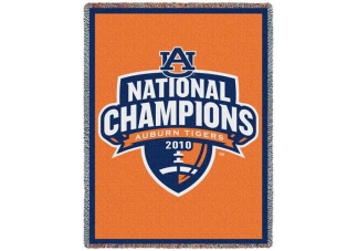 Auburn 2010 Orange BCS National Championship Blanket