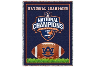 Auburn 2010 Championship Spirit Throw Blanket