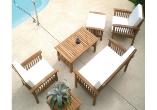 deep seating teak set