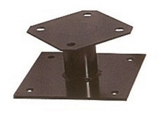 Commercial Park Surface Mount Receptacle Kit- Powder Coated Black