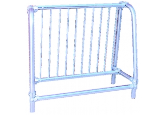 Commercial Park 5 Single Sided Bike Rack- Portable, Galvanized