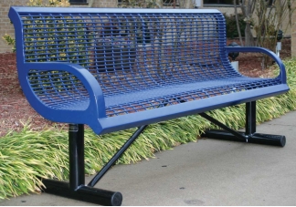 Wingline Wire Style Park Bench