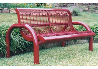 Modern Wire Style Park Bench