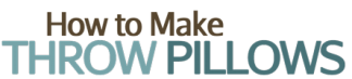 How To Make Throw Pillows logo